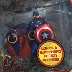 Captain America Flying Figure infrared Helicopter